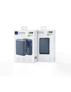 Retro External Battery 20,000mAH Blue