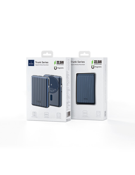 Retro 10,000mAH Blue External Battery