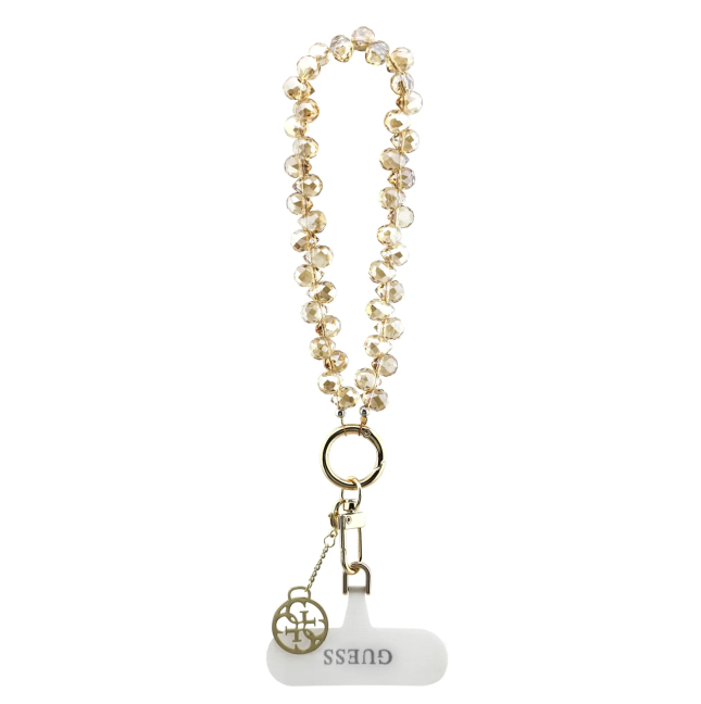 Colgante Universal Guess Cristales Dorado | WiWU Mayorista B2B
