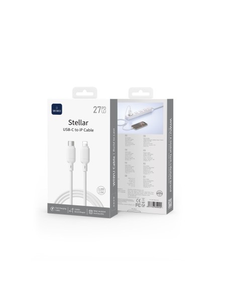 Cable USB-C a Lightning 27 W Stellar Carga Rápida (1 m) | WiWU