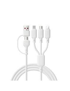 Cable 2 en 2 USB-A/C a Micro/Lightning 2,1 A Stellar (1,2 m) | WiWU