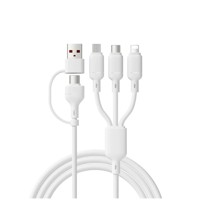 Stellar 2-in-2 USB-A/C to Micro/Lightning Cable, 2.1 A (1.2 m) | WiWU