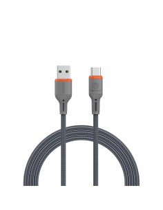 Cable USB-A a USB-C 2,1 A FlameGuard Gris (1,2 m) | WiWU