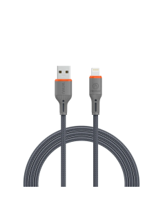 Cable USB-A a Lightning 2,1 A FlameGuard Gris (1,2 m) | WiWU