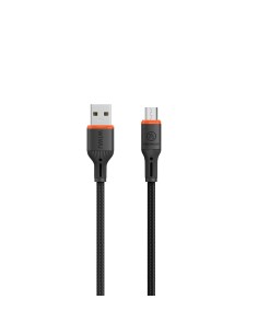 Cable USB-A a Micro USB 2,1 A FlameGuard Negro (1,2 m) | WiWU 2