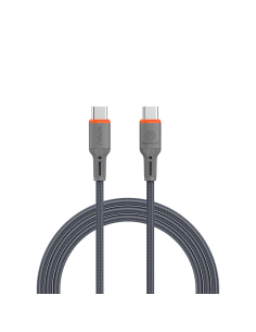 Cable USB-C a USB-C 60 W FlameGuard Gris (1,2 m) | WiWU