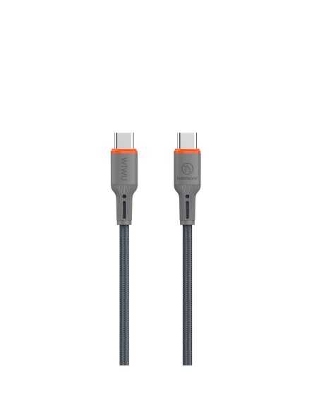Cable USB-C a USB-C 60 W FlameGuard Gris (1,2 m) | WiWU