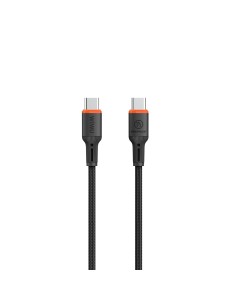 Cable USB-C a USB-C 60 W FlameGuard Negro (1,2 m) | WiWU 2