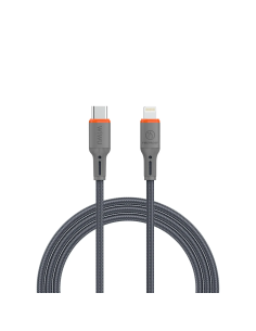 Cable USB-C a Lightning 27 W FlameGuard Gris (1,2 m) | WiWU