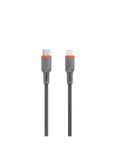 Cable USB-C a Lightning 27 W FlameGuard Gris (1,2 m) | WiWU 2