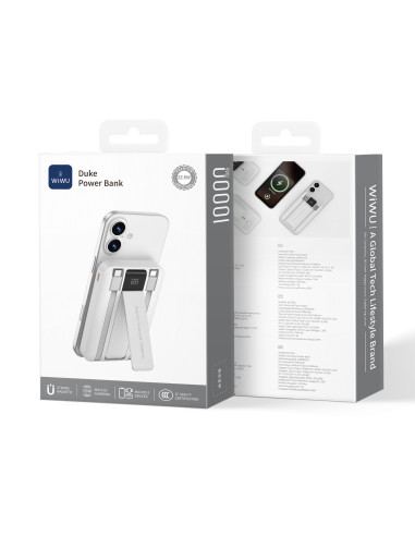 Duke 22.5W 10000mAH White External Battery