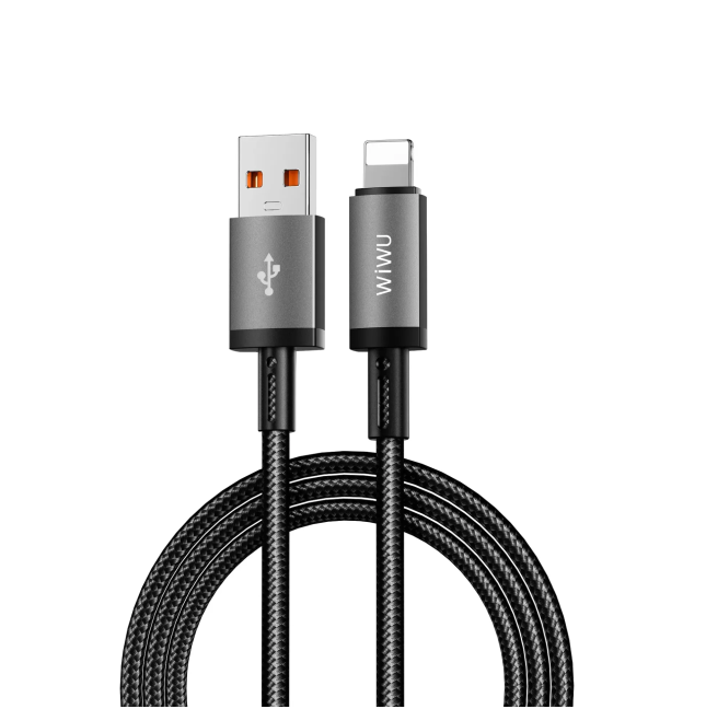 Titanlink 2.4 A USB-A to Lightning Fast Charging Cable (1 m) | WiWU
