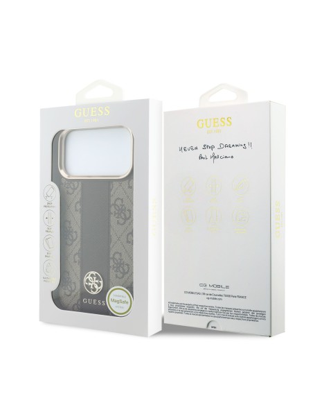 Funda Guess iPhone 18/17 Pro Max Banda 4G Marrón | WiWU B2B