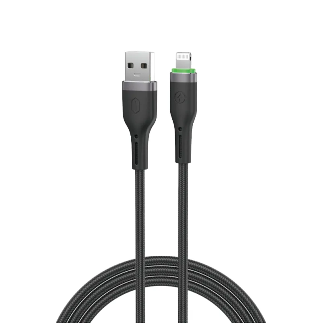 Oringlink Braided USB-A to Lightning Cable, 2.4 A (1 m) | WiWU