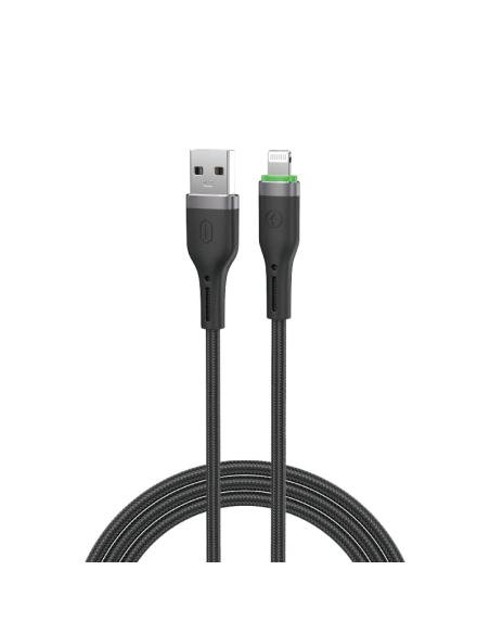 Cable USB-A a Lightning 2,4 A Trenzado Oringlink (1 m) | WiWU