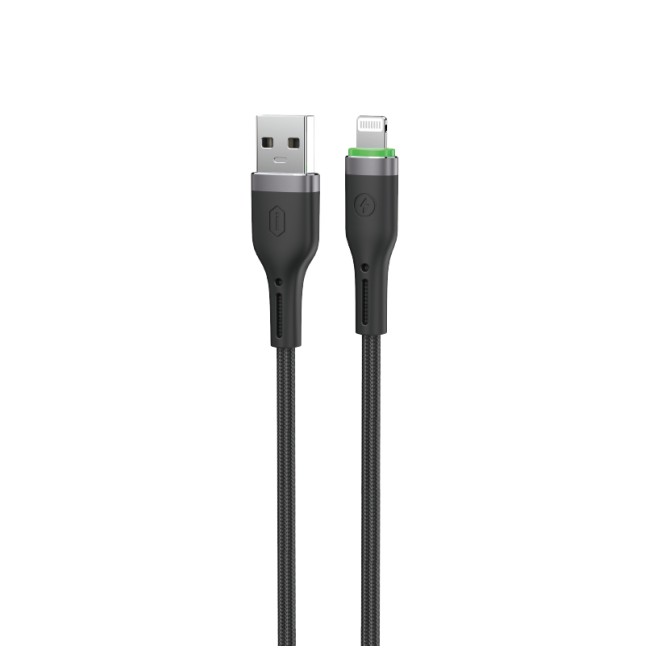 Cable USB-A a Lightning 2,4 A Trenzado Oringlink (1 m) | WiWU