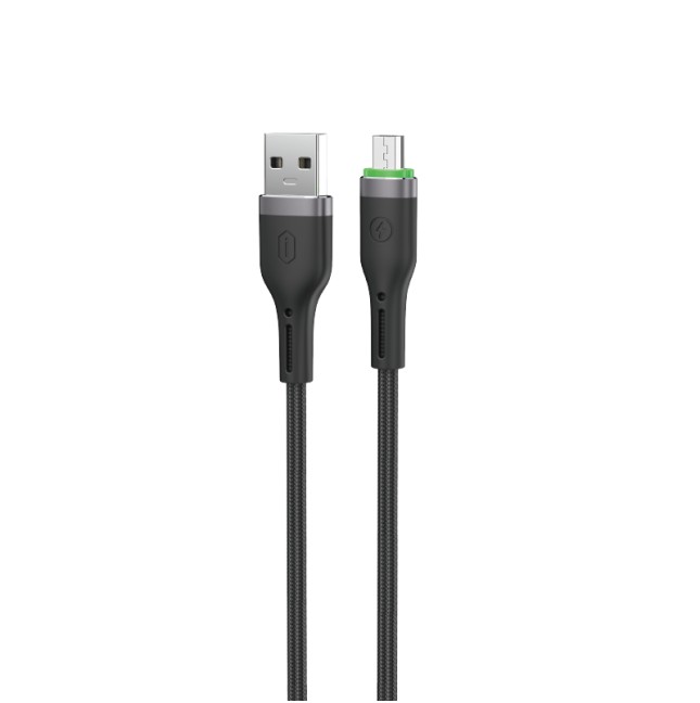 Cable USB-A a Micro USB 2,4 A Trenzado Oringlink (1 m) | WiWU