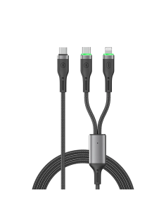 Cable Dual USB-C a C/Lightning 100 W Oringlink (1 m) | WiWU