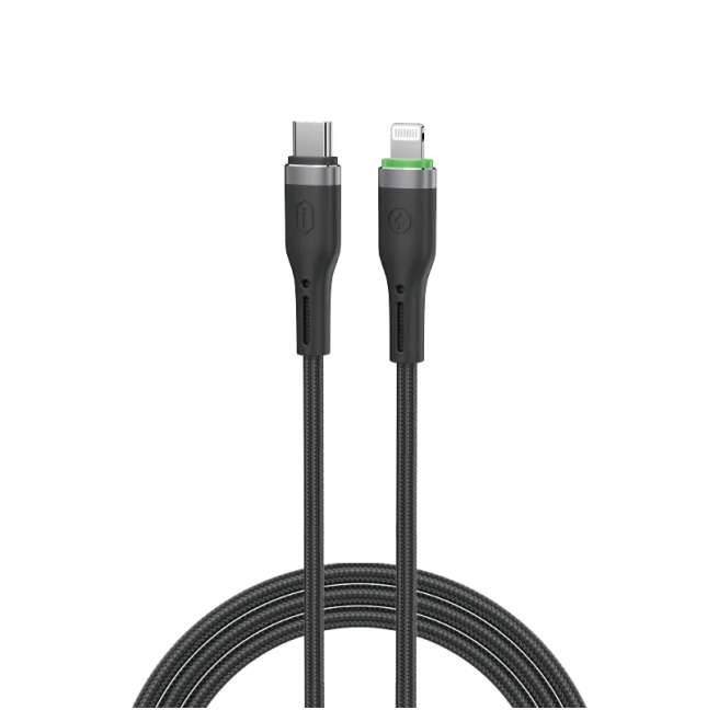 Cable USB-C a Lightning 27 W Trenzado Oringlink (1 m) | WiWU