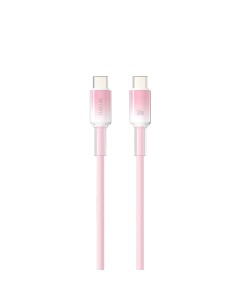Cable USB-C a USB-C 60 W Silicona Neolink Rosa (1 m) | WiWU 2