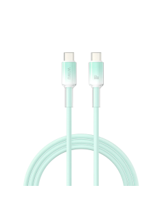 Cable USB-C a USB-C 60 W Silicona Neolink Menta (1 m) | WiWU