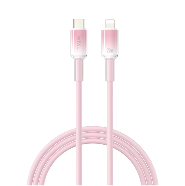 Neolink Pink 27 W USB-C to Lightning Cable (1 m) | WiWU