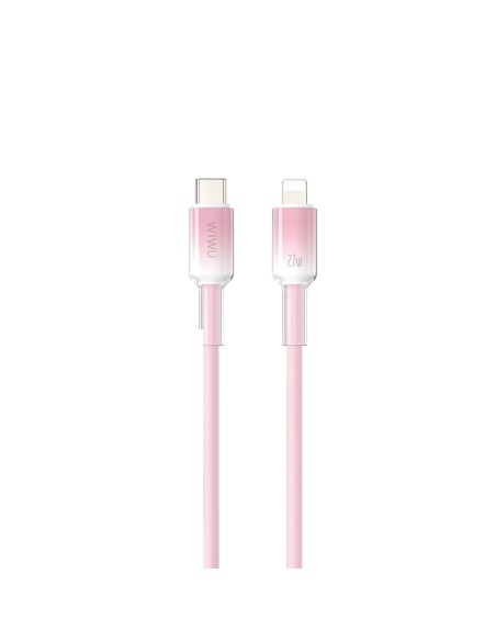Neolink Pink 27 W USB-C to Lightning Cable (1 m) | WiWU