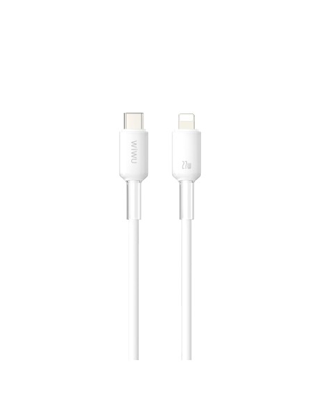 Neolink 27 W USB-C to Lightning Cable, White (2 m) | WiWU