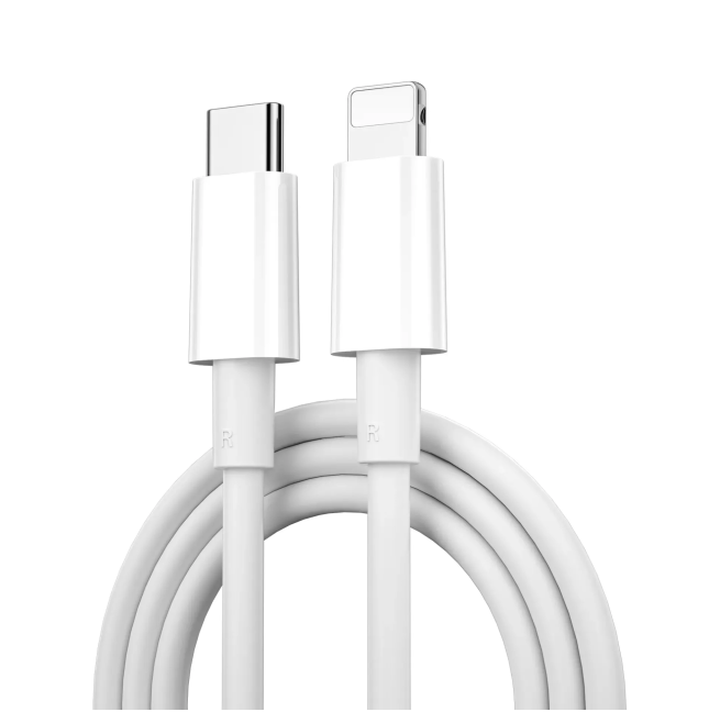 30 W Classic White USB-C to Lightning Cable (1.2 m) | WiWU
