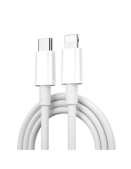 30 W Classic White USB-C to Lightning Cable (1.2 m) | WiWU