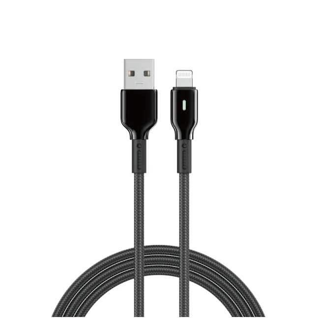 Cable USB-A a Lightning 2,4 A Duralink Carga Rápida (1 m) | WiWU