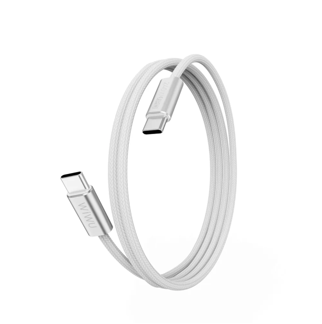 Cable USB-C a USB-C 240 W Essen Blanco (1,5 m) | WiWU B2B