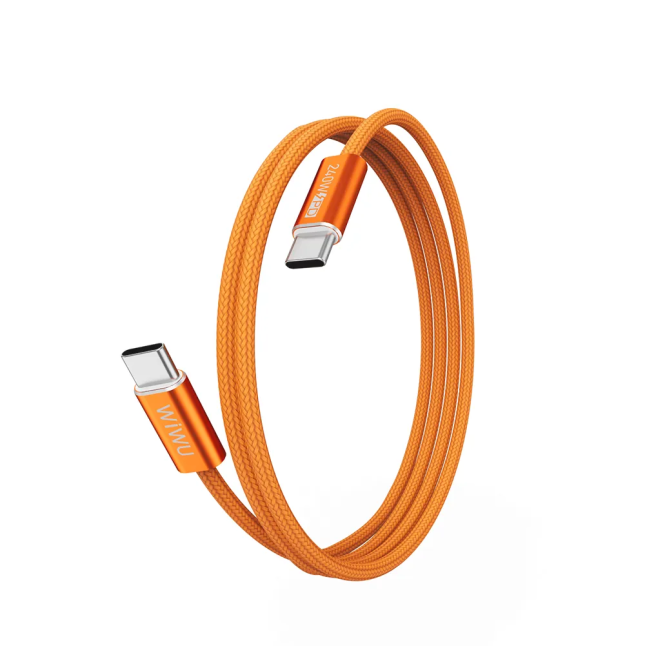 Cable USB-C a USB-C 240 W Essen Naranja (1,5 m) | WiWU B2B