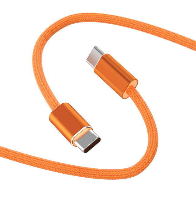 Cable USB-C a USB-C 240 W Essen Naranja (1,5 m) | WiWU B2B