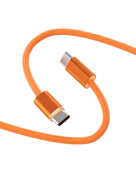 Cable USB-C a USB-C 240 W Essen Naranja (1,5 m) | WiWU B2B