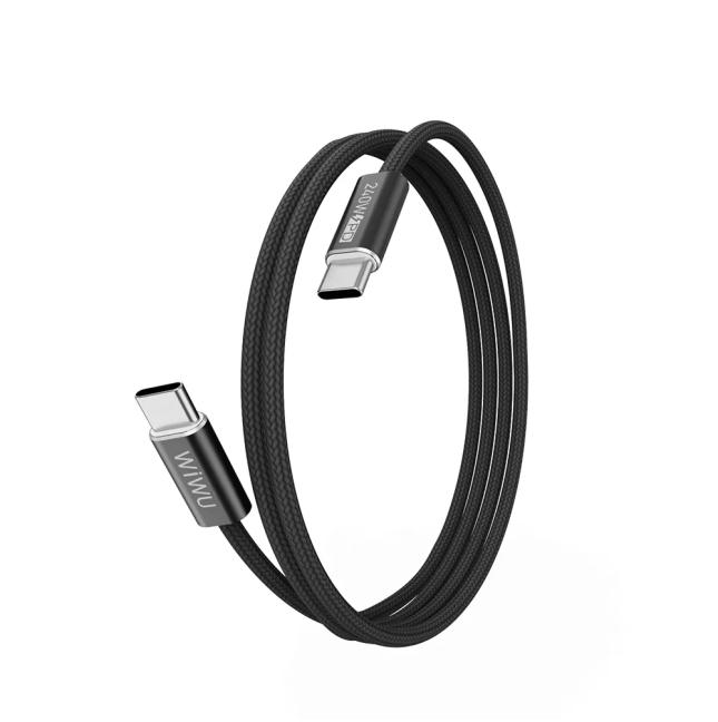 Cable USB-C a USB-C 240 W Essen Negro (1,5 m) | WiWU B2B