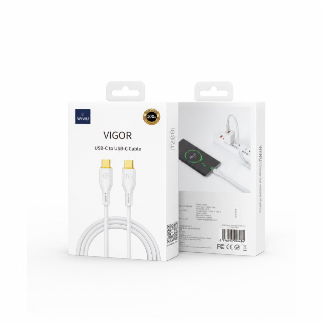 Cable USB-C a USB-C 100 W Vigor (120 cm)