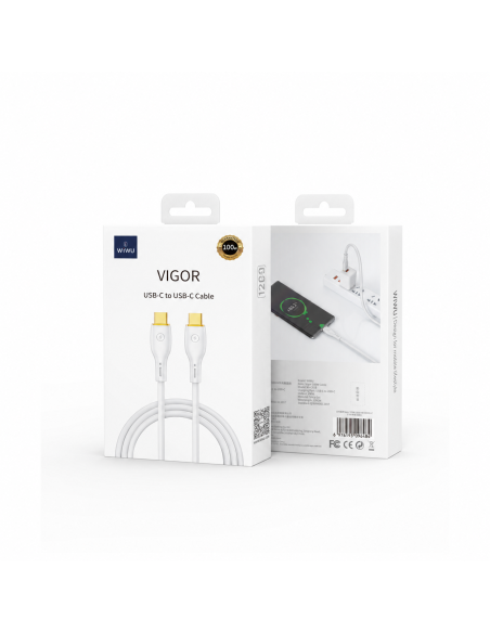 Cable USB-C a USB-C 100 W Vigor (120 cm)