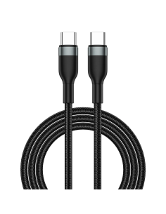 100W Usb C-C Fast Charging Cable 2 Meters Black