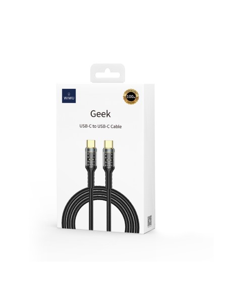 USB-C to USB-C 100W Braided Cable Geek (120 cm)