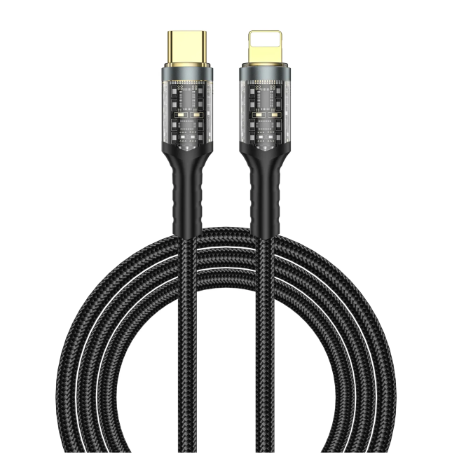 Cable USB-C a Lightning 30 W Geek Trenzado (1,2 m) | WiWU