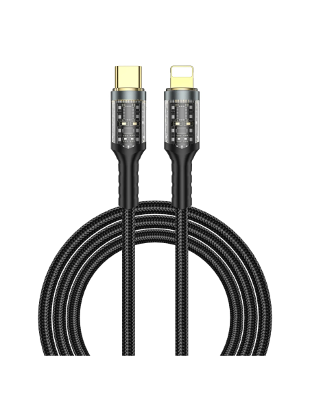 Cable USB-C a Lightning 30 W Geek Trenzado (1,2 m) | WiWU
