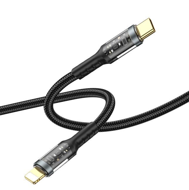 Cable USB-C a Lightning 30 W Geek Trenzado (1,2 m) | WiWU
