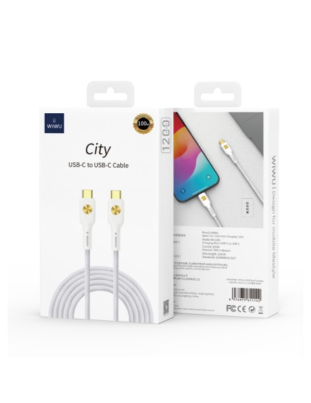 Cable USB-C a USB-C 100 W City (1,20m)