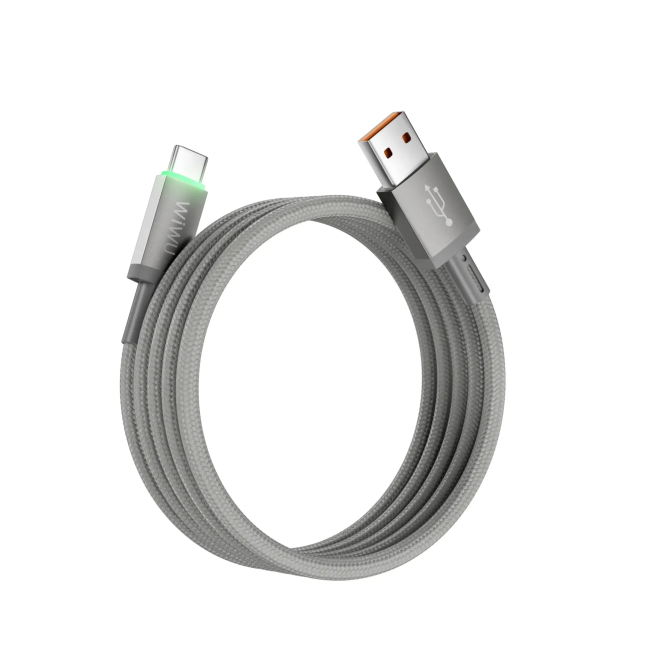 USB-A to USB-C Magnetic Nylon Cable 60W Maglink (1 m)