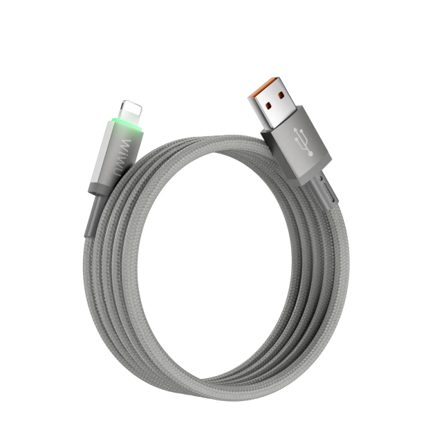 Cable USB-A a Lightning 2,4 A Maglink Magnético (1 m) | WiWU