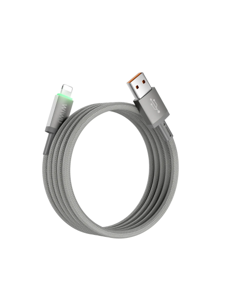 Cable USB-A a Lightning 2,4 A Maglink Magnético (1 m) | WiWU