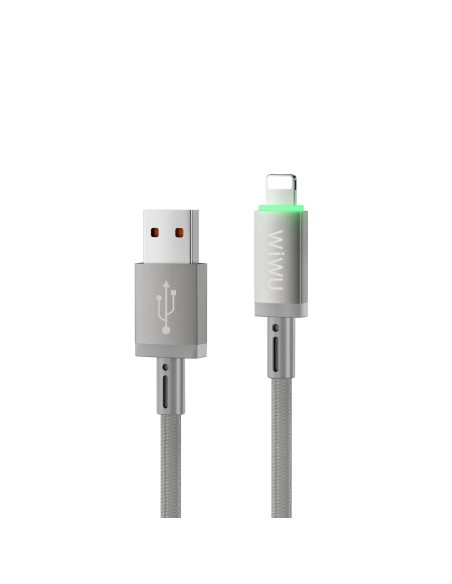 Cable USB-A a Lightning 2,4 A Maglink Magnético (1 m) | WiWU