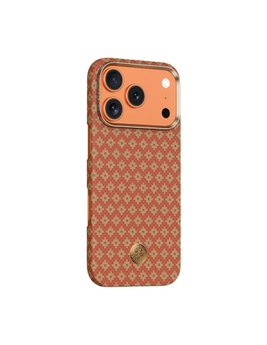 Benks ArmorAir ArmorGrid Funda Kevlar® iPhone 17 Pro Naranja Fortuna