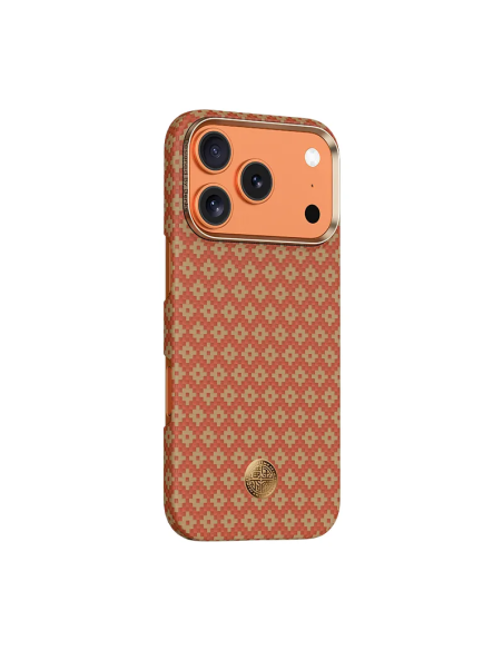 Benks ArmorAir ArmorGrid Funda Kevlar® iPhone 17 Pro Naranja Fortuna